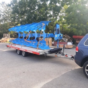 Odvoz pluhu z Rakouska 1